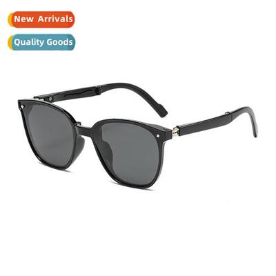 04022 new fashi Korean folding polarized sunglasses female 2
