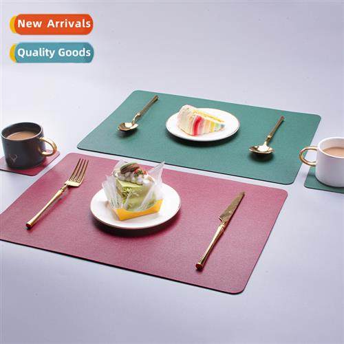 simple colorful PVC imati lear placemats waterpro oil-pro ta