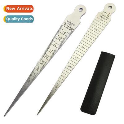 Stainless Steel Plug Gauge Gap Ruler Wedge Plug Ruler Taper