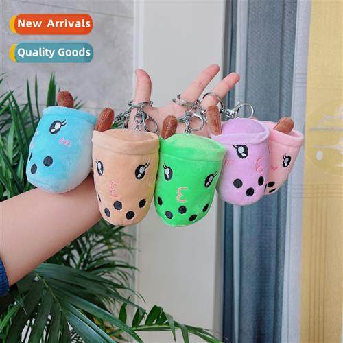 Plush milk tea keychain doll doll bag charm milk tea plush k