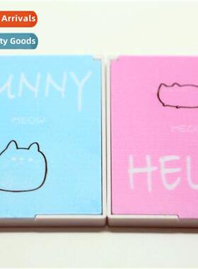 s new creative small mirror comb set  plastic carto makeup m