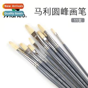 oil rod peak pig round flat painting Mali bristle G1780