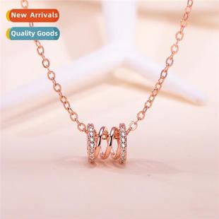 necklace waist female diamd penda zircia small