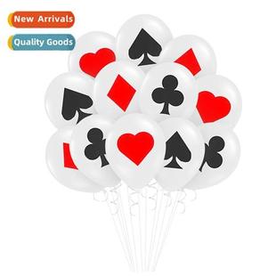 Latex Arrangement Poker Round Printing inch Ballo