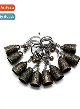 Keychain travel products crafts brass bell key ring pendant