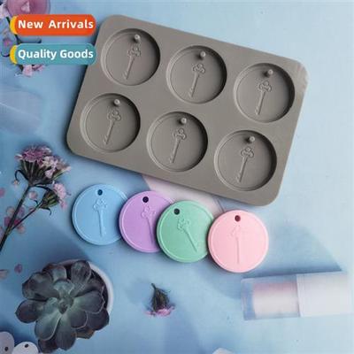 Silice 6-key round aromarapy mold cake Chocolate jelly puddi