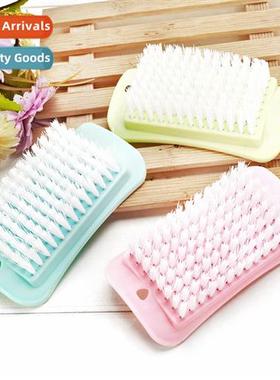 High Qualy Plastic Laundry Brush Cy Color Square Stiff Brist