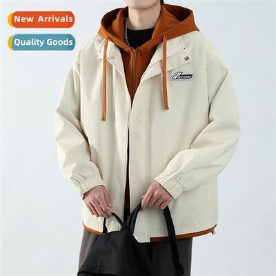 2023 fall new mountain system mens rushing jacket outdoor cy