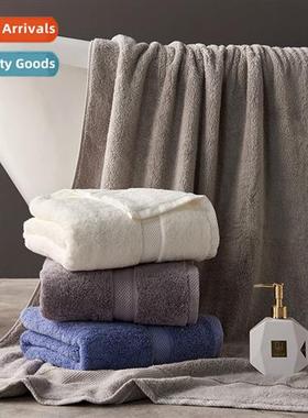 Modern solid color hotel large bath towel cott men  women ho