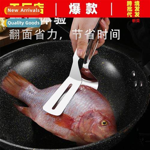 Stainless steel frying clip spatula frying fish clip multifu