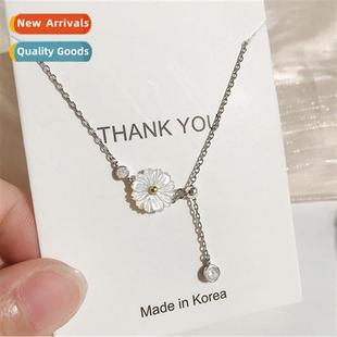 flower draw tide shell nich fairy daisy female Mori necklace