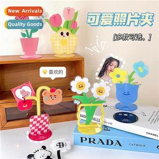 Note Holder Creative Cute Flower Sticky Desktop Orna Acrylic