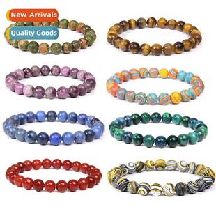 Europe and Uned States 8mm tigers eye whe pine agate crysta