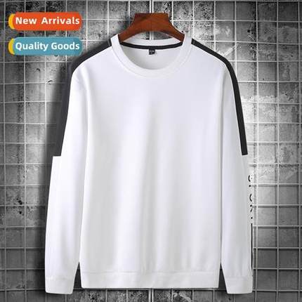 Mens T-shirt sweater bottoming shirt lg-sleeved pullover spo