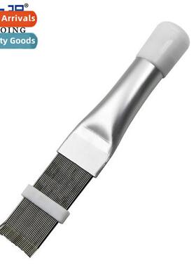 Cold storage air cdier cdenser evaporator fin straightening