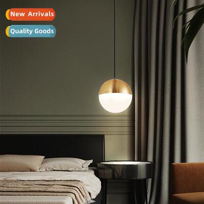 Scinavian bedroom bedside single head chelier er light luxur