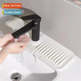 Raised Ramp Drainage Mat Faucet Sink Splash Mat Drain Mat Si