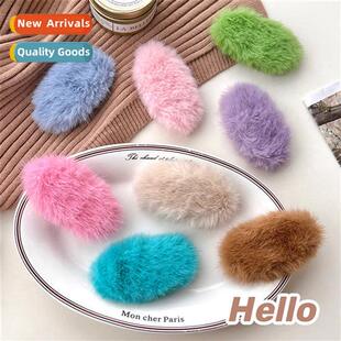 Colorful plush mango dog  clips  accessories teenage tempera