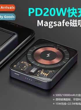 Wireless charging transparent magnetic charging asure Magsaf
