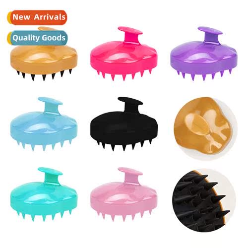 Gourd-shaped massage shampoo comb Multi-functial silice sham