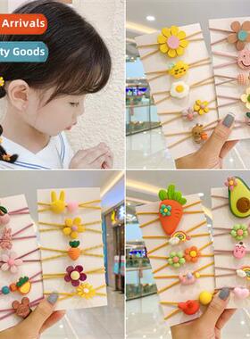 Lear band female tie head children 2022 new head rope  circl