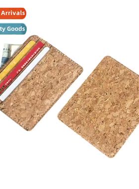 Natural cork grain cork card case bus IC card holder bank ca