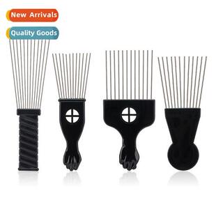 head fork comb wide tooth  dyeing Afro fork pick comb