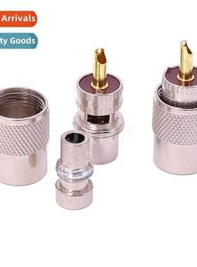 Coaxial RF cnector PL259 UHF male RG58/RG8 dual-purpose thre