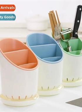 Kchen Chopstick Cylinder Drainer Knife Fork Spo Rack Storage