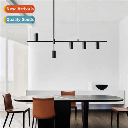 All copper era modern simple E27 spotlight chelier black che