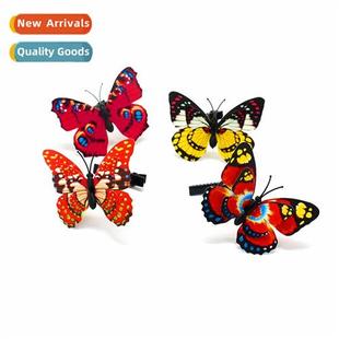 Clip Headdress Hair Dress Butterfly Bridal Wedding