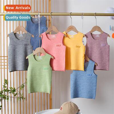 Autumn and winter new childrens AB surface warm undershirt s