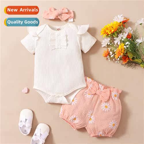 Girls childrens spring  autumn  2022 new n solid color short