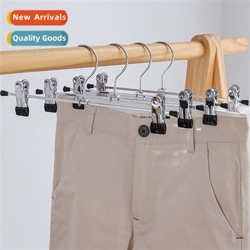 Stainless Steel Trouser Rack Trouser Clip Hanger Metal Anti-
