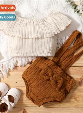 Girls spring  autumn  2021 new n solid color sleeveless top