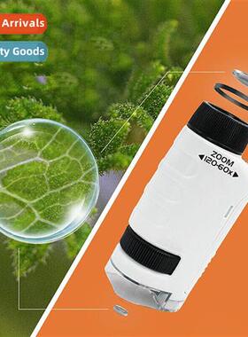 Childrens portable hheld microscope toys HD optical equipmen