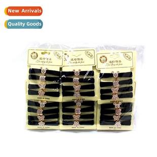 High accessories lear black elasticy headdress variety