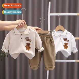 Childrens su boys 2022 new two- childrens baby sweater sprin