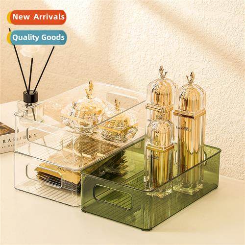 Light Luxury PET Desktop Cosmetic Organizer Acrylic Dresser
