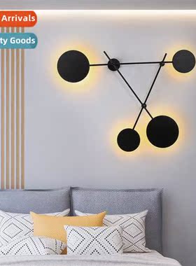 Scinavian modern minimalist er living room background wall d