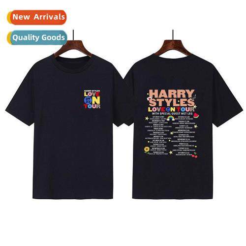 Love On Tour 2023 Ccert Printed Couple Cott Short Sleeve Top