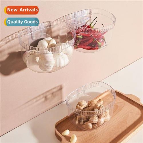 Kchen i, ginger  garlic storage box shelves no-hole househol
