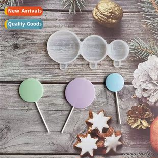 Drop Glue Lollipop Epoxy Mould DIY Chocolate Coral Cheese Lo