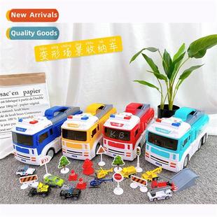 decker double bus multifunctial Carto childrens deformati