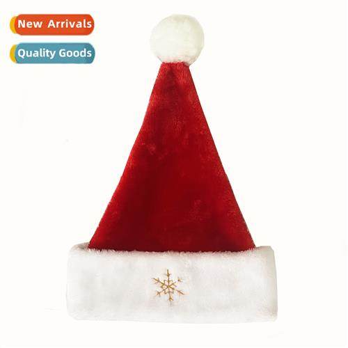 Christmas party supplies 30*42cm short plush embroidered sno