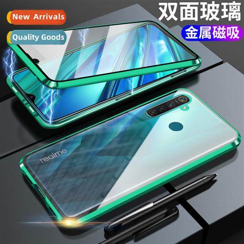 适用OPPO A54 double-sided glass Magneto Reno8T metal FindX5l