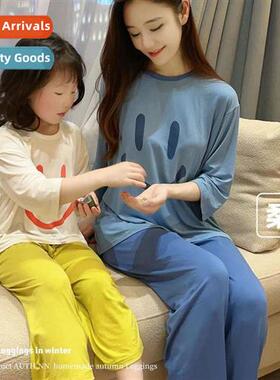 2023 spring new parent-child clothing home wear middle and l
