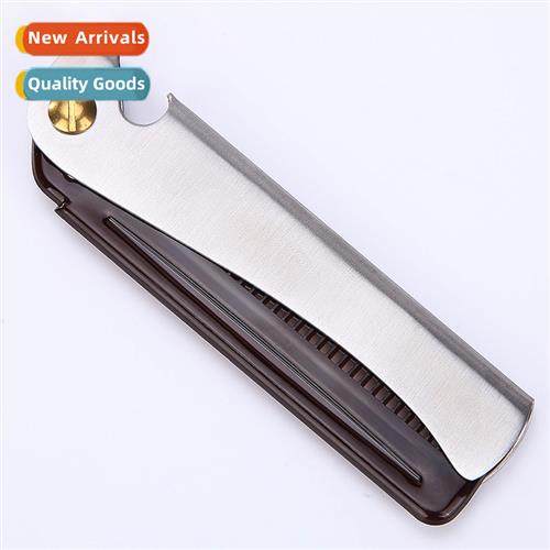 Folding Comb Stainless Steel Beard Comb Styling Comb Hle Oil