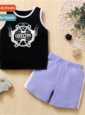 Boys childrens clothing spring  autumn  2022 new n letters p