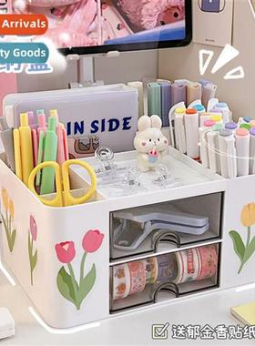 Statiery organizer desktop student ins drawer pencil cabinet